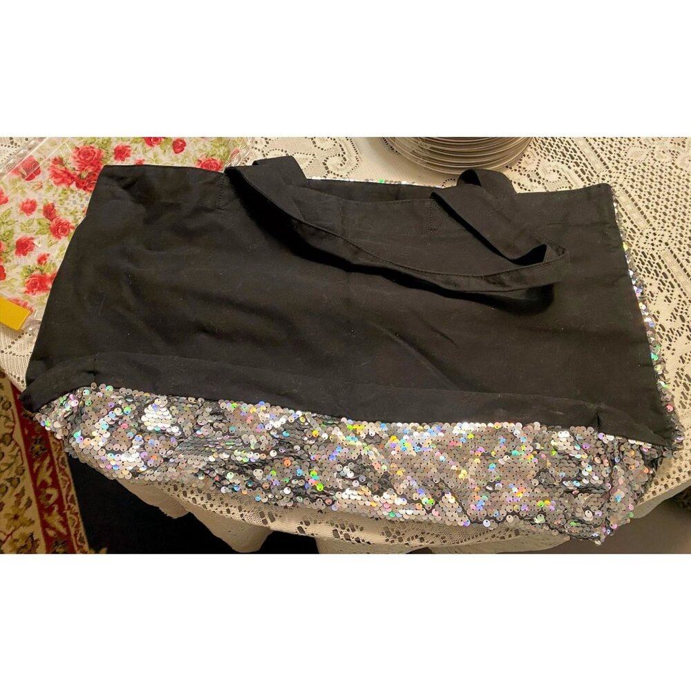 Vintage Sequin Tote Bag – Victoria’s Secret PINK – New With Tags - Picture 3 of 9